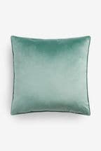 Teal Blue 43 x 43cm Matte Velvet Cushion