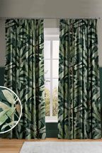 Graham & Brown Emerald Green Borneo Made to Measure Curtains