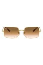Ray-Ban Gold Rectangle Sunglasses