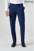 Skopes Kennedy Royal Blue Tailored Fit Suit Trousers