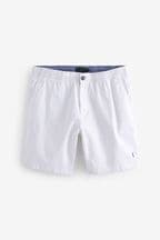 White Stretch Chino Shorts