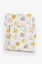 Cream Pumpkin Wipe Clean Table Cloth