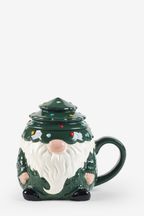 Green Christmas Gonk Mug
