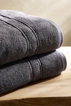 Charcoal Grey Supersoft Towels