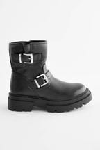 Buckle Biker Boots