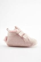 Pink Bunny High Top Baby Trainers (0-24mths)