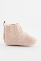 Pink Leather Baby Chelsea Boots (0-24mths)