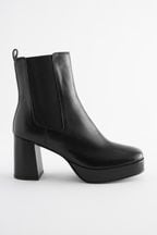 Black Forever Comfort® Platform Ankle Boots