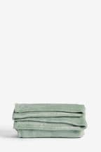 Sage Green Teddy Plush Fleece Throw