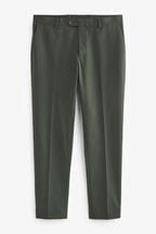 Pine Green Skinny Fit Motionflex Stretch Suit: Trousers