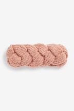 Peach Pink Knitted Headband