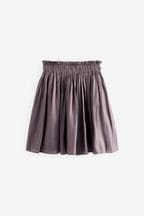 Charcoal Grey Metallic Skirt (3-16yrs)
