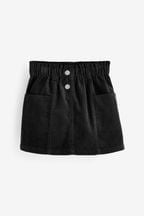 Black Paperbag Waist Skirt (3-16yrs)