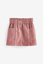 Pink Paperbag Waist Skirt (3-16yrs)