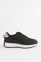 Black Forever Comfort® Panel Detail Chunky Trainers