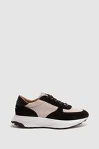 Reiss Black/White Trinity Tech Unseen Trinity Tech Trainers