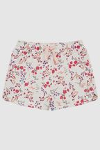 Reiss Pink Print Harper 9-12 yrs Relaxed Floral Printed Shorts