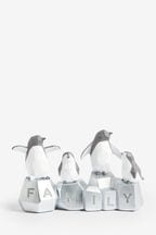 Penguin Family Resin Christmas Decoration