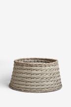 Natural Wicker Christmas Tree Skirt