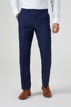 Skopes Harcourt Navy Blue Tailored Fit Suit Trousers