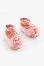 Pink Baby Ballet Shoes (0-24mths)