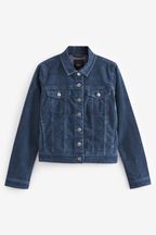 Niebieski indygo - Corduroy Jacket