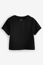 Black Boxy T-Shirt (3-16yrs)