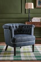 Nina Campbell Clabon Indigo Milbourne Accent Chair
