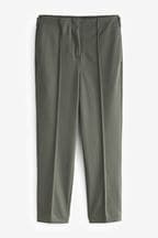 Green Tailored Taper Trousers