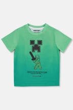Angel & Rocket Green Minecraft Graphic T-Shirt