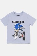 Angel & Rocket Blue Sonic Graphic T-Shirt