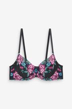 Winter Bloom Embroidered Lightly Padded Balcony Bra
