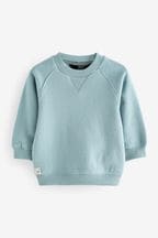 Mineral Blue Sweatshirt Oversized Soft Touch Jersey (3mths-7yrs)