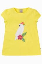 Frugi Yellow Applique Bird T-Shirt
