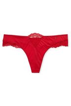 Victoria's Secret Lipstick Red Lace Thong Knickers
