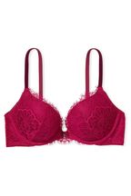 Victoria's Secret Claret Red Lace Push Up Bra