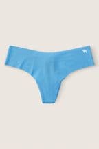 Victoria's Secret PINK Azure Sky Blue Thong Smooth No Show Knickers