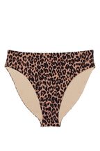 Victoria's Secret Brown Leopard Print High Waisted Bikini Bottom