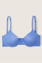 Victoria's Secret PINK Cornflower Blue Lightly Lined Full Cup Front Fastening T-Shirt Bra