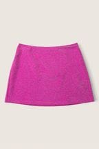 Victoria's Secret PINK Dahlia Magenta Shimmer Swim Mini Skirt