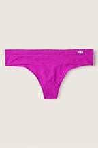 Victoria's Secret PINK Dahlia Magenta Pink Thong Seamless Knickers