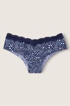 Victoria's Secret PINK Ensign Stars Cheeky Lace Trim Knickers