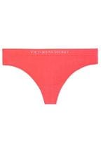 Victoria's Secret Coral Blaze Orange Seamless Thong Knickers