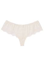 Victoria's Secret Coconut White Lace Hipster Thong Knickers