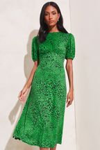 Lipsy Robe d’été mi-longue à manches courtes en jersey PUff