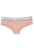 Victoria's Secret Misty Rose Pink Cheeky Logo Knickers