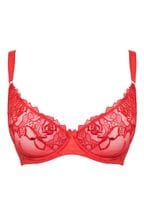 Curvy Kate Fiery Red Stand Out Scooped Plunge Bra