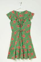 FatFace Green Riley Bali Jersey Dress