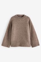 Mole Brown Premium  Boucle Longline Jumper
