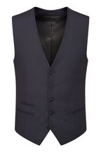 Skopes Newman Navy Blue Check Suit Waistcoat